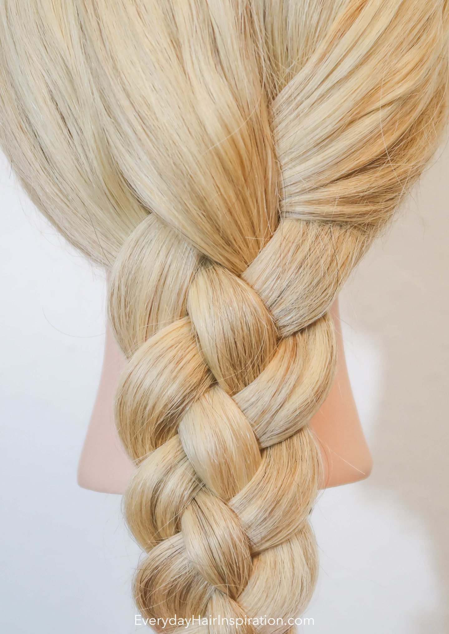 4 Strand Flat Braid Step By Step Everyday Hair Inspiration