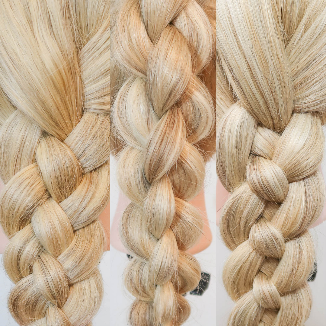 4 Strand Braids 3 Different Ways - Everyday Hair inspiration