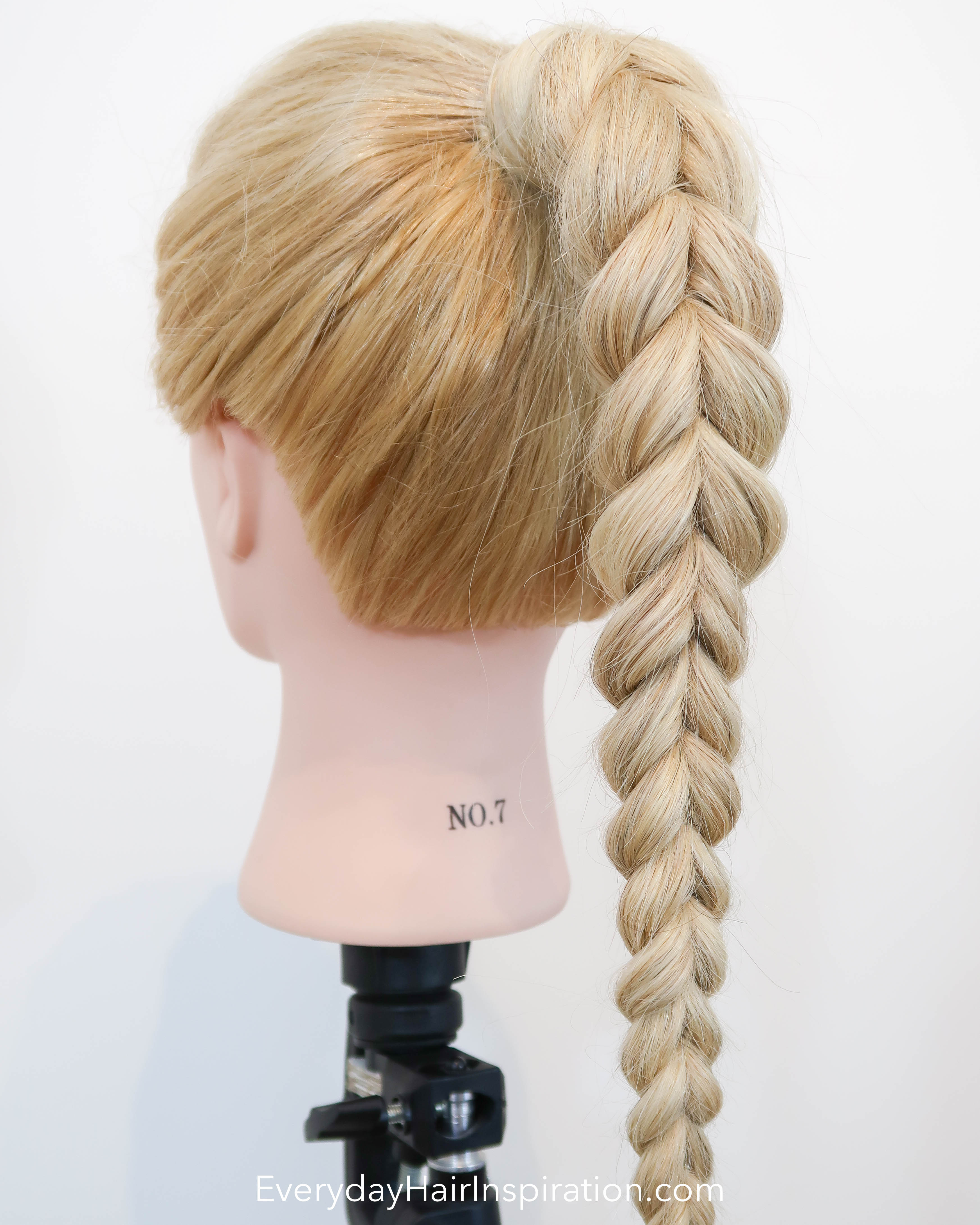 HOW TO: Zigzag Braid Pattern On Mannequin Head 🦋⭐️ 