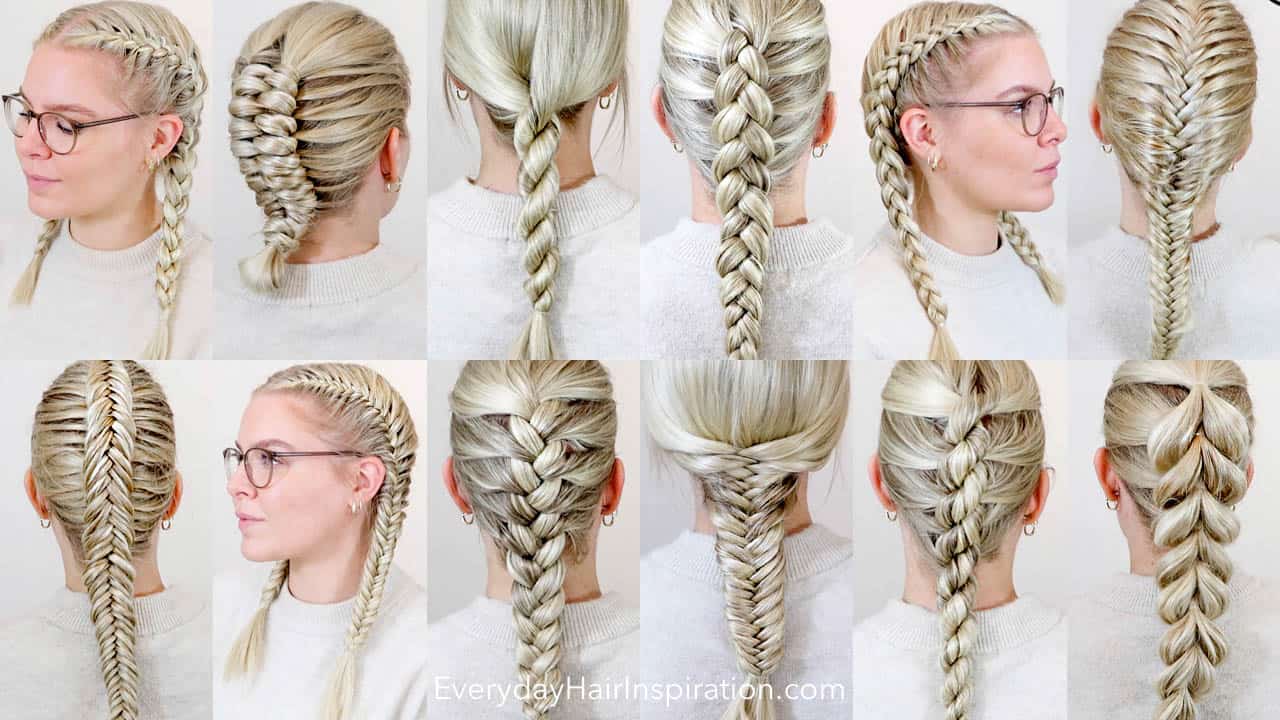 To clearance plait hair