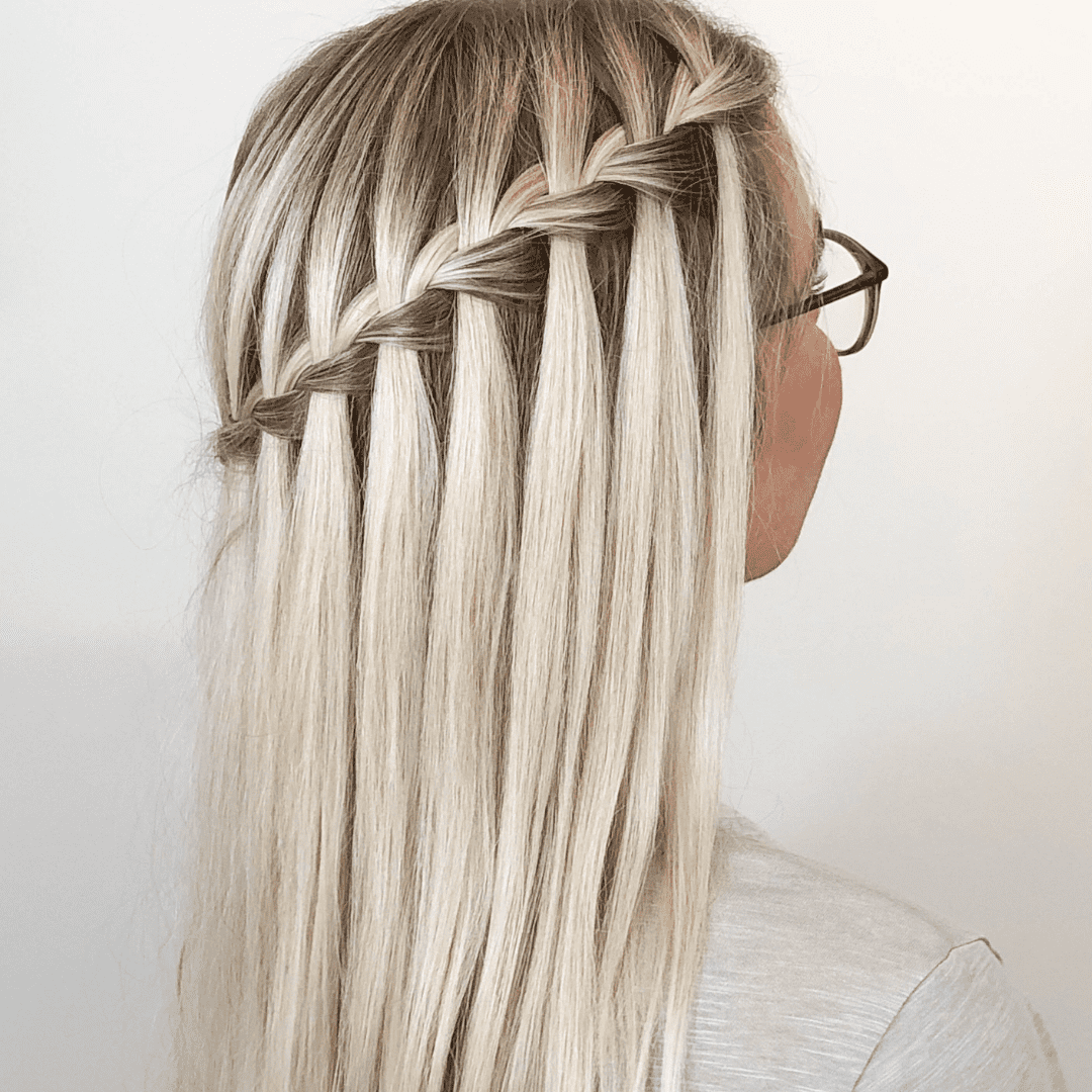 How To Waterfall Braid Your Own Hair – With Step by Step Video