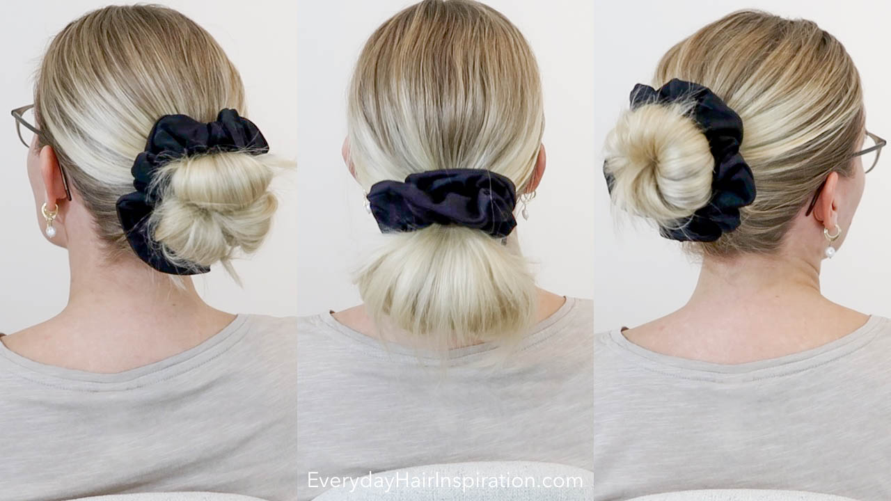 3-Minute BUBBLE BUN with Braids HairStyle ☆ Easy Hairstyles - YouTube