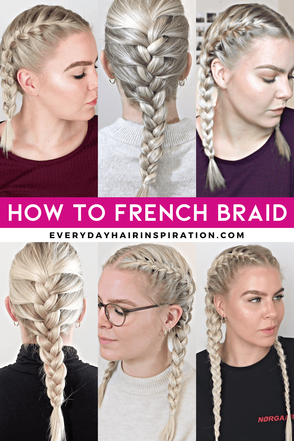 A Simple French Braid - Twist Me Pretty